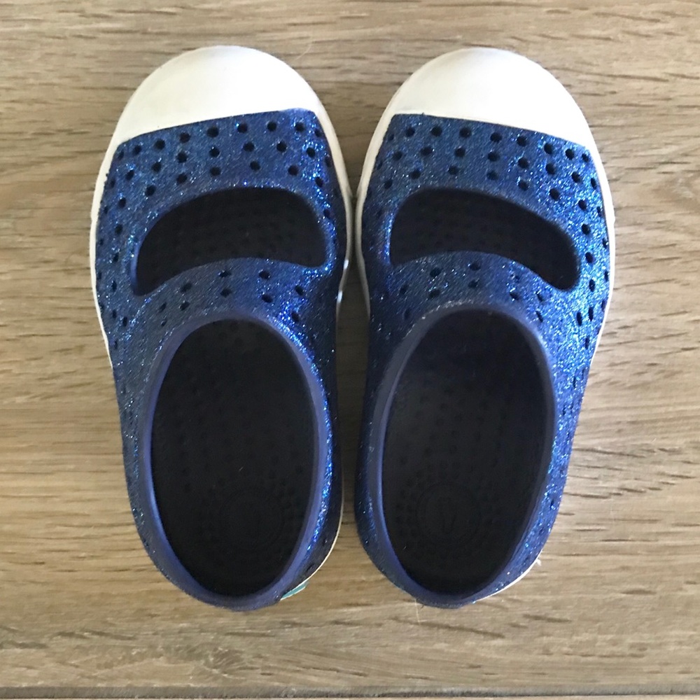 Native Shoes, glitter mary janes